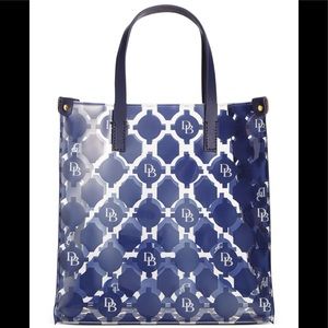 NWT DOONEY & BOURKE Sanibel Lunch Tote Marine Blue